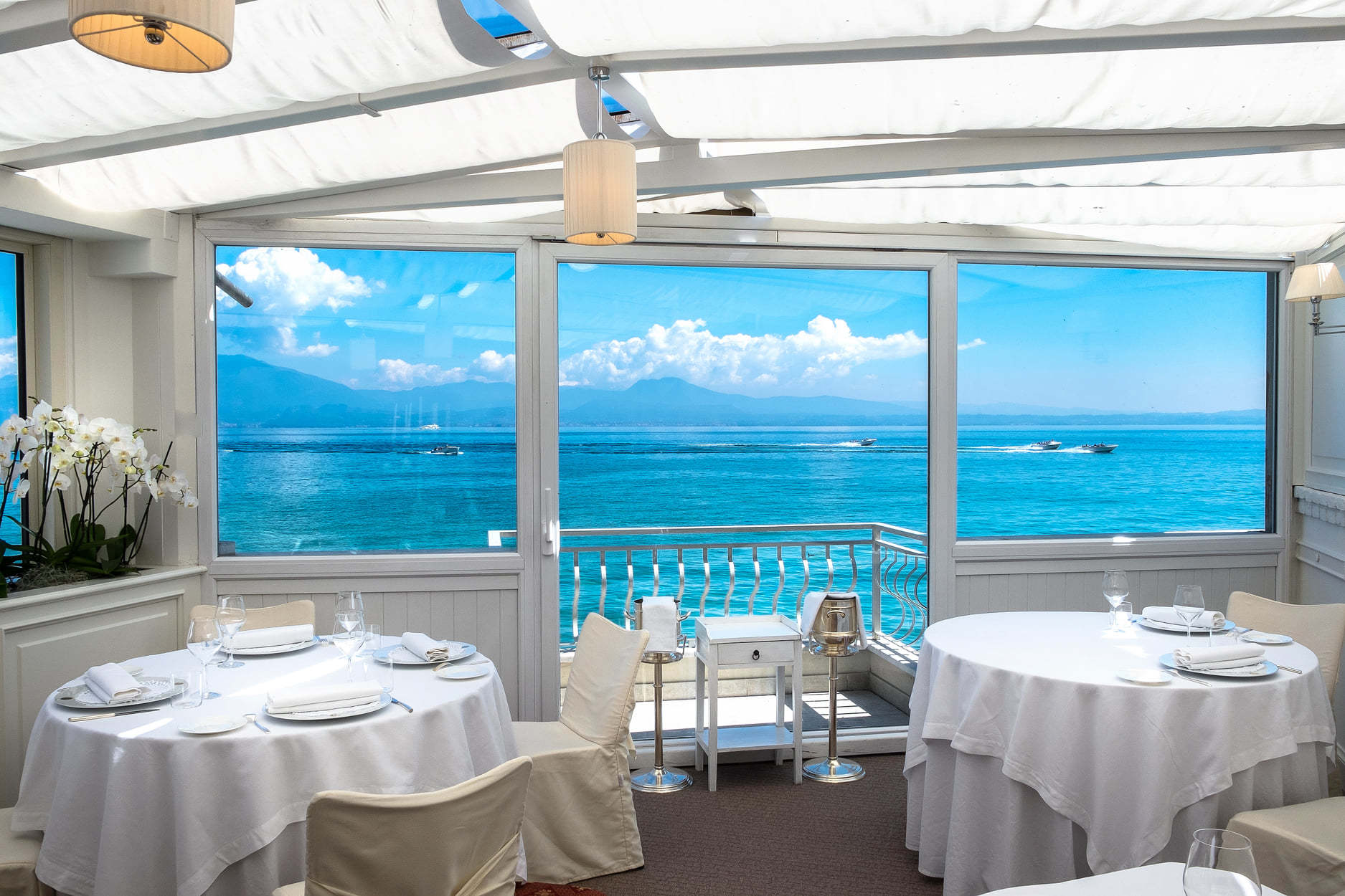 IN BARCA A SIRMIONE E RISTORANTE STELLATO